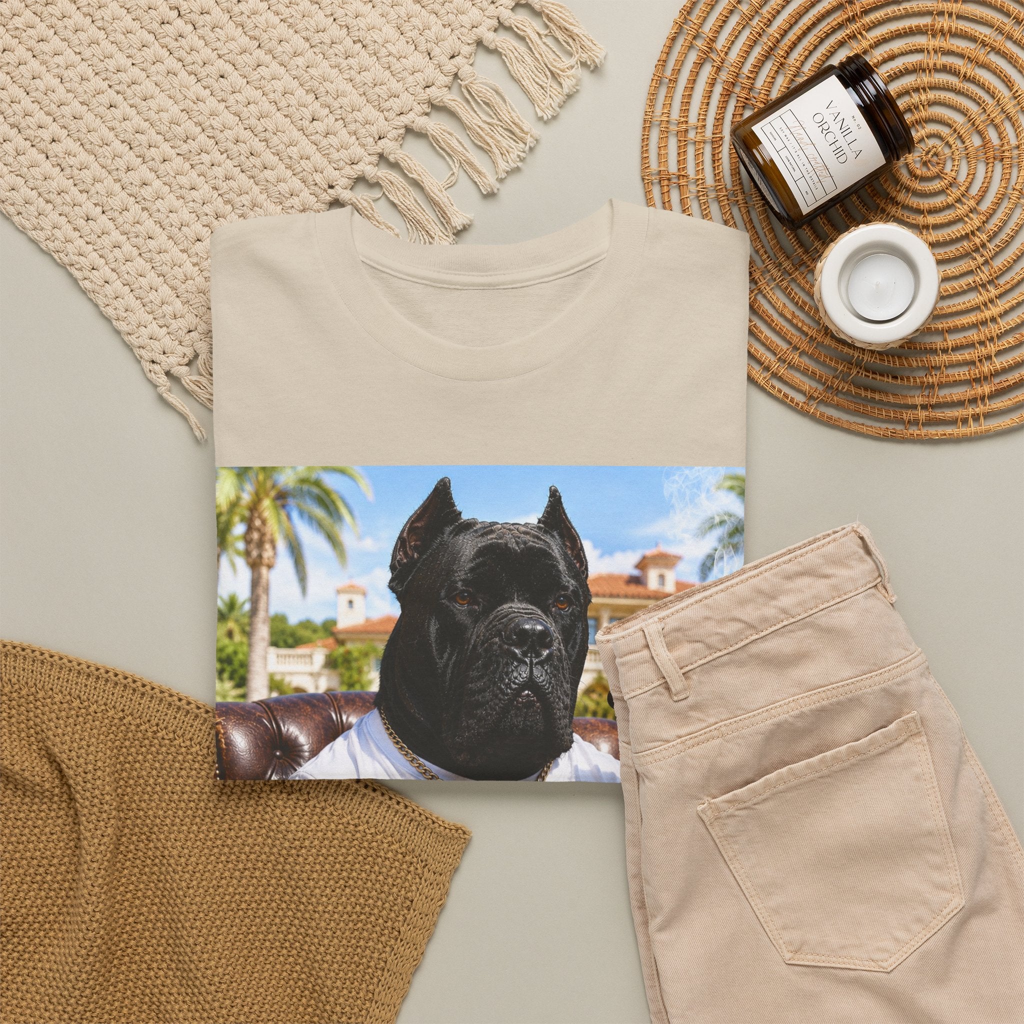 Cigarverse Graphic Tee — Vintage Smoker Dog Artwork