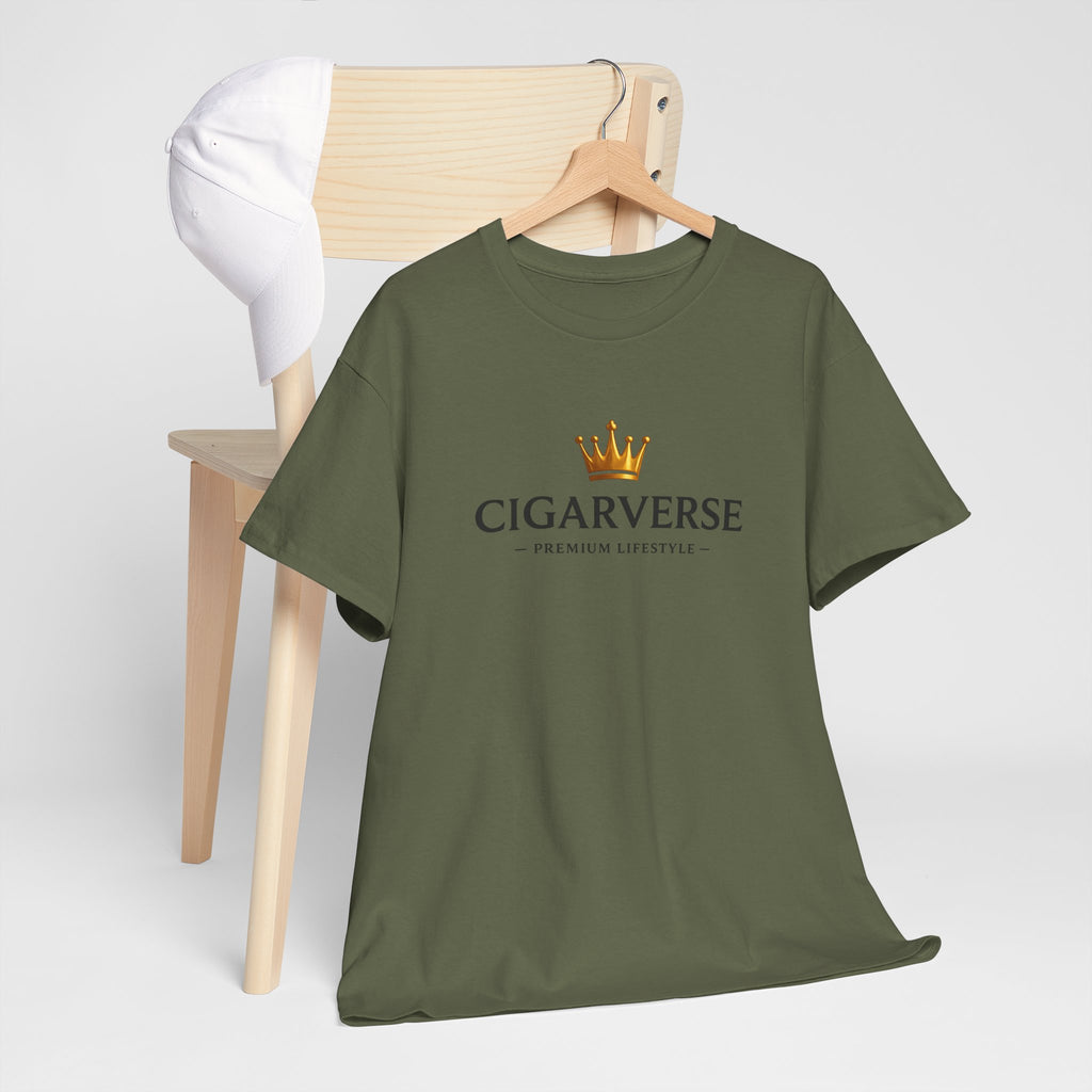 Cigarverse Crown Tee — Premium Lifestyle Logo T-Shirt