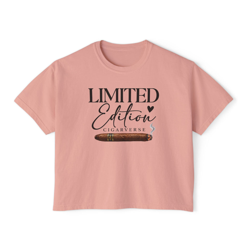 Limited Edition Women's Boxy Tee — 'Limited Edition Cigarverse' Graphic