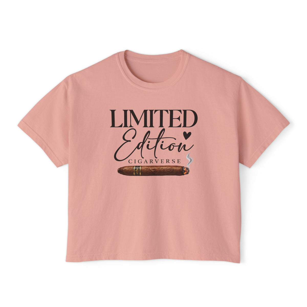 Limited Edition Women's Boxy Tee — 'Limited Edition Cigarverse' Graphic