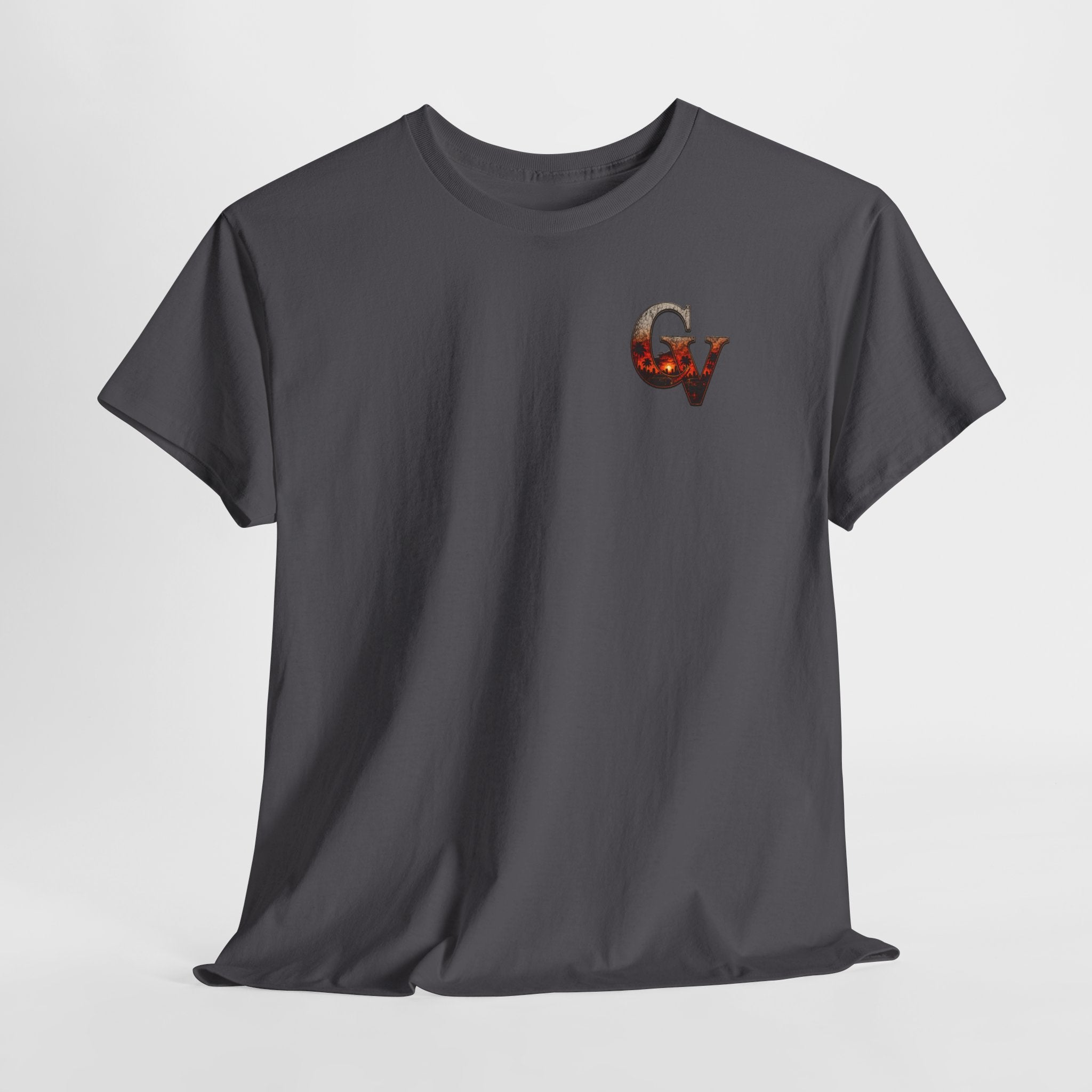 Cigar Verse Graphic Tee – Retro Sunglasses Sunset Pocket Logo