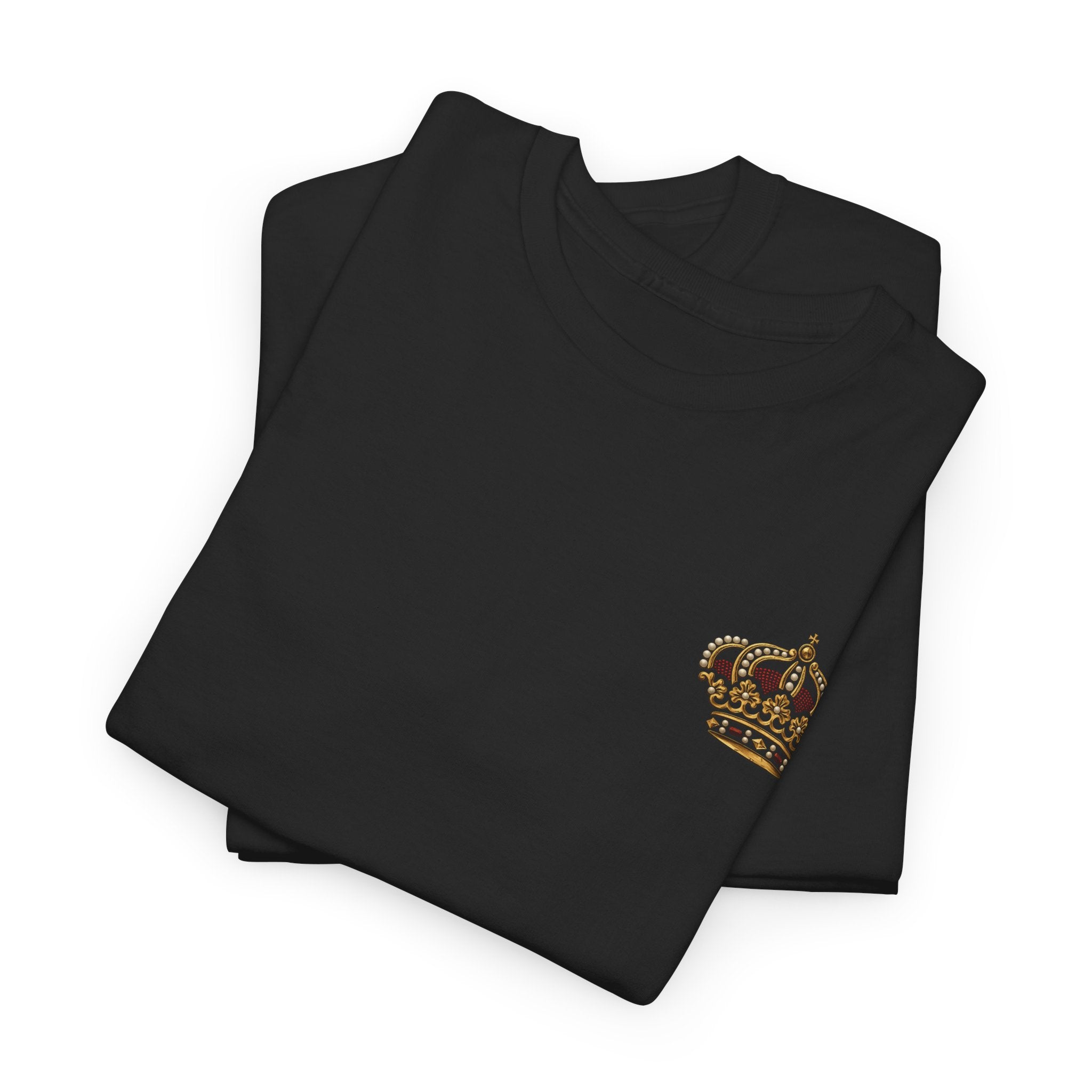 CigarVerse Crown T‑Shirt — Gold Crown Logo Tee for Cigar Lovers