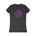 Women's Tee — Pink & Purple Spiral Mandala Graphic