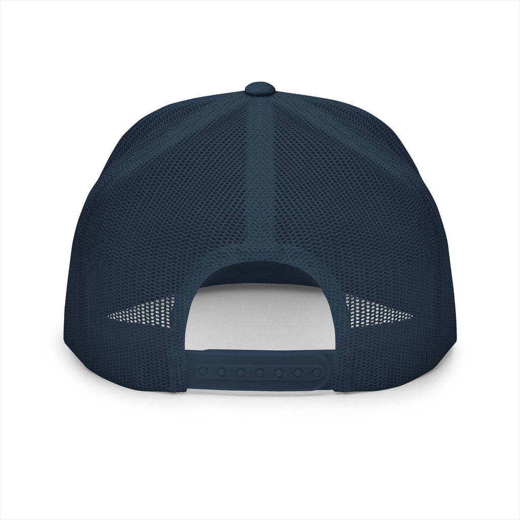 Retro Sunset Trucker Cap — 'Cesarverse' Neon Beach Patch