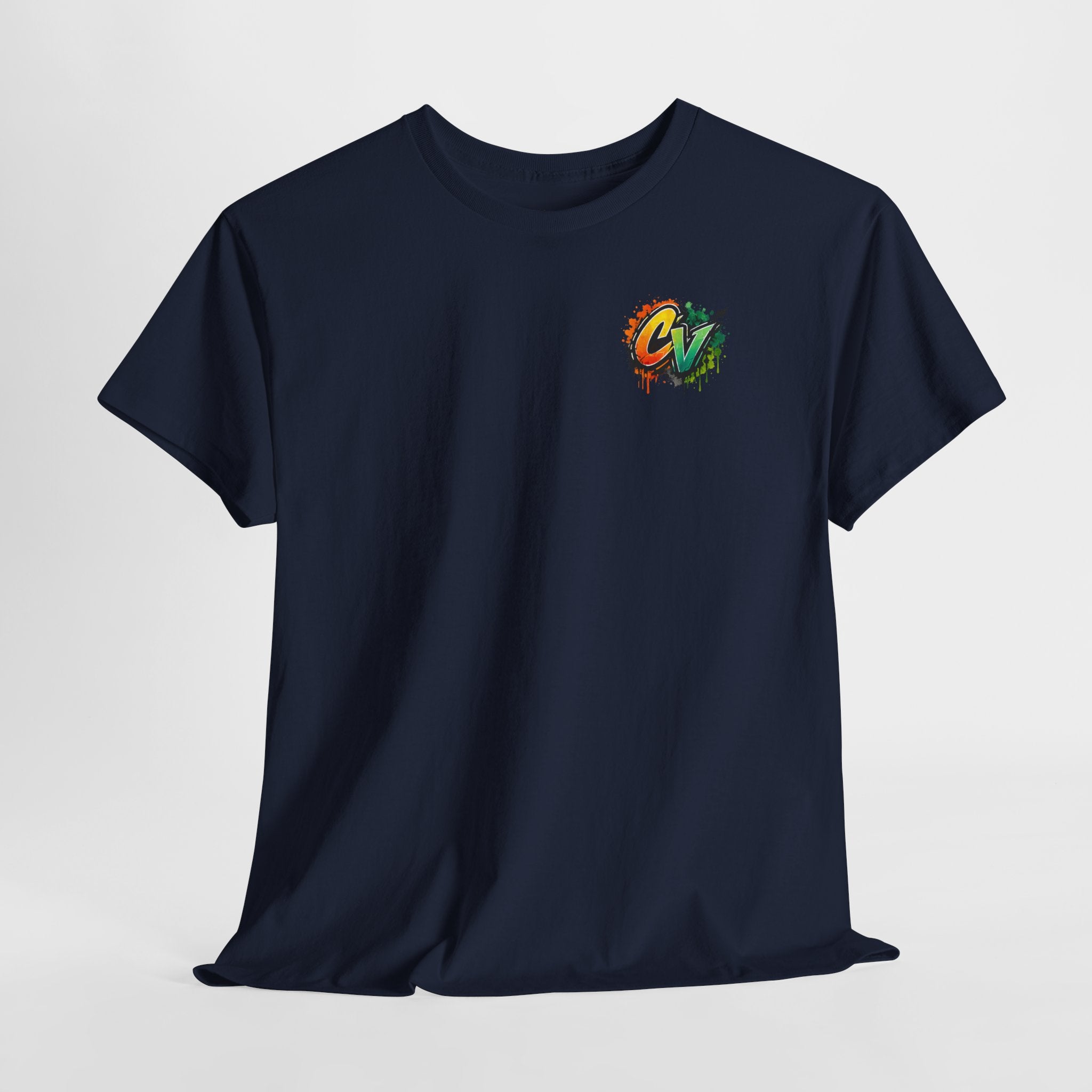 Graphic Tee — 'CigarVerse' Colorful Graffiti Logo T-Shirt