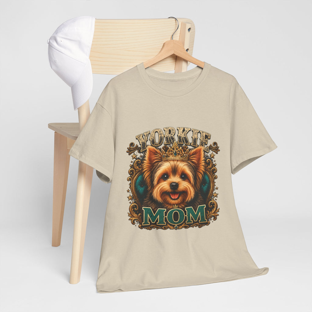 Yorkie Mom T-Shirt — Cute Yorkshire Terrier Mom Tee, Dog Lover Gift