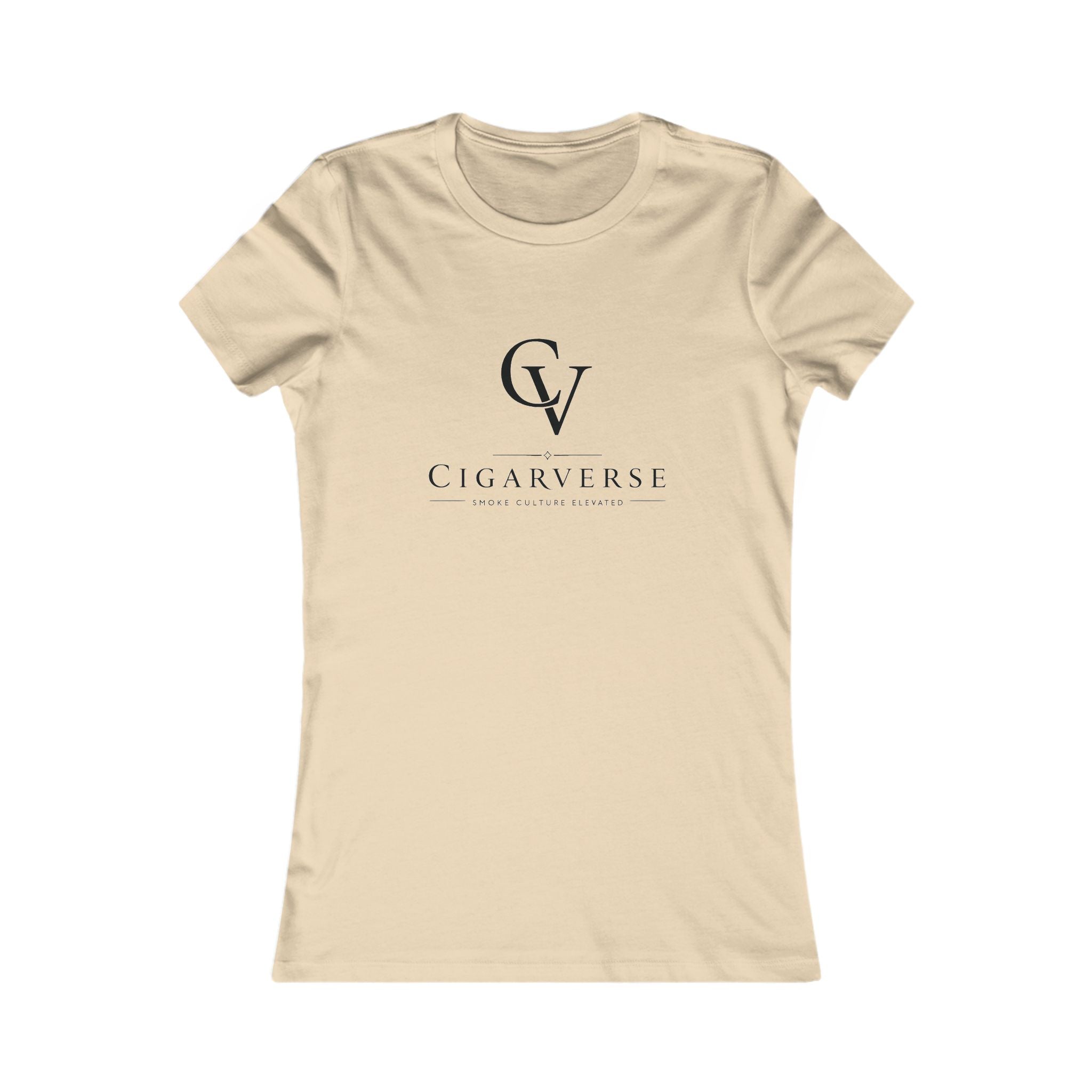 Cigarverse Women’s Black CV Logo Tee