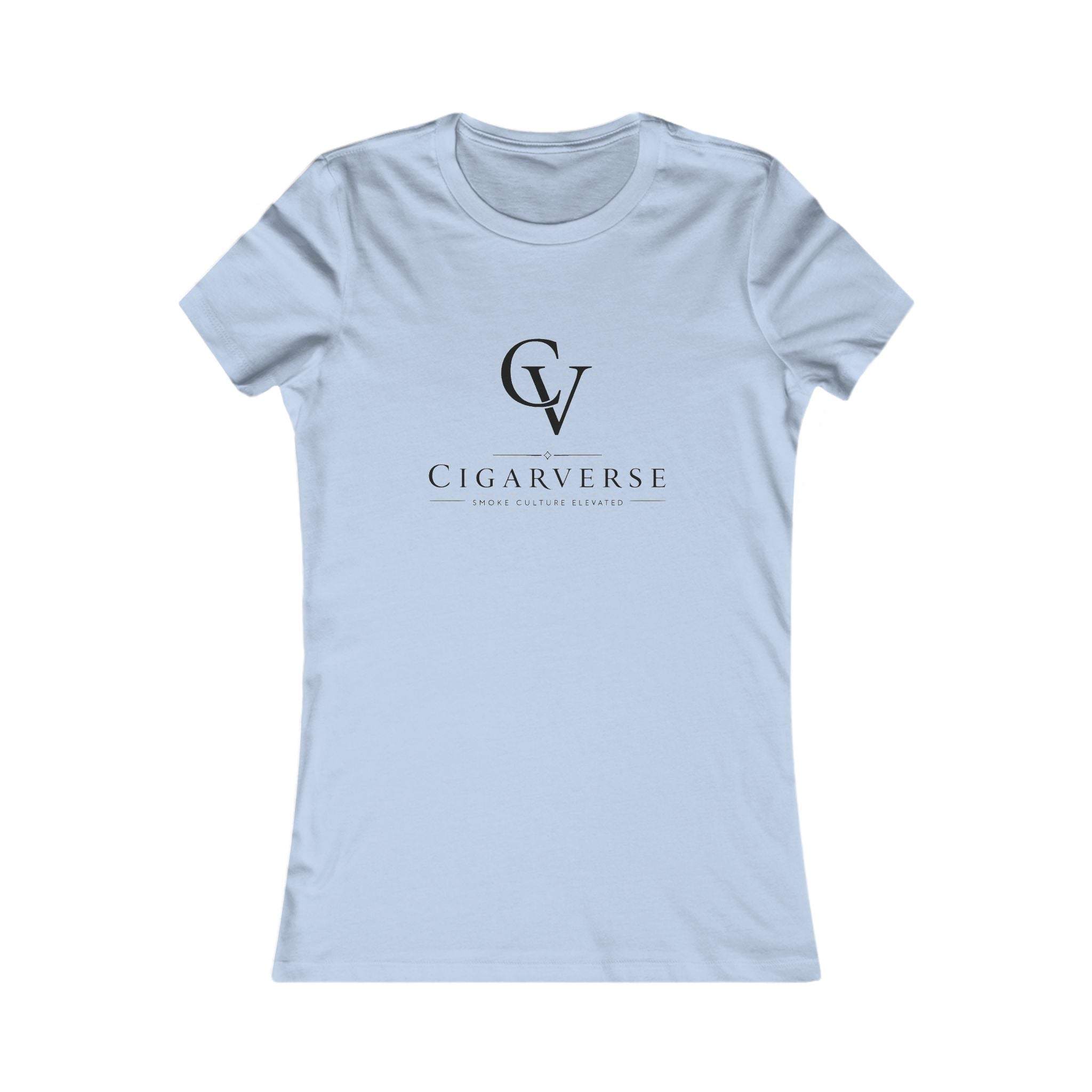 Cigarverse Women’s Black CV Logo Tee
