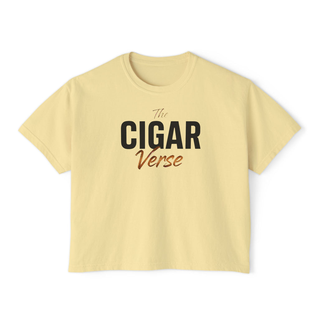 The Cigar Verse Women's Boxy Tee