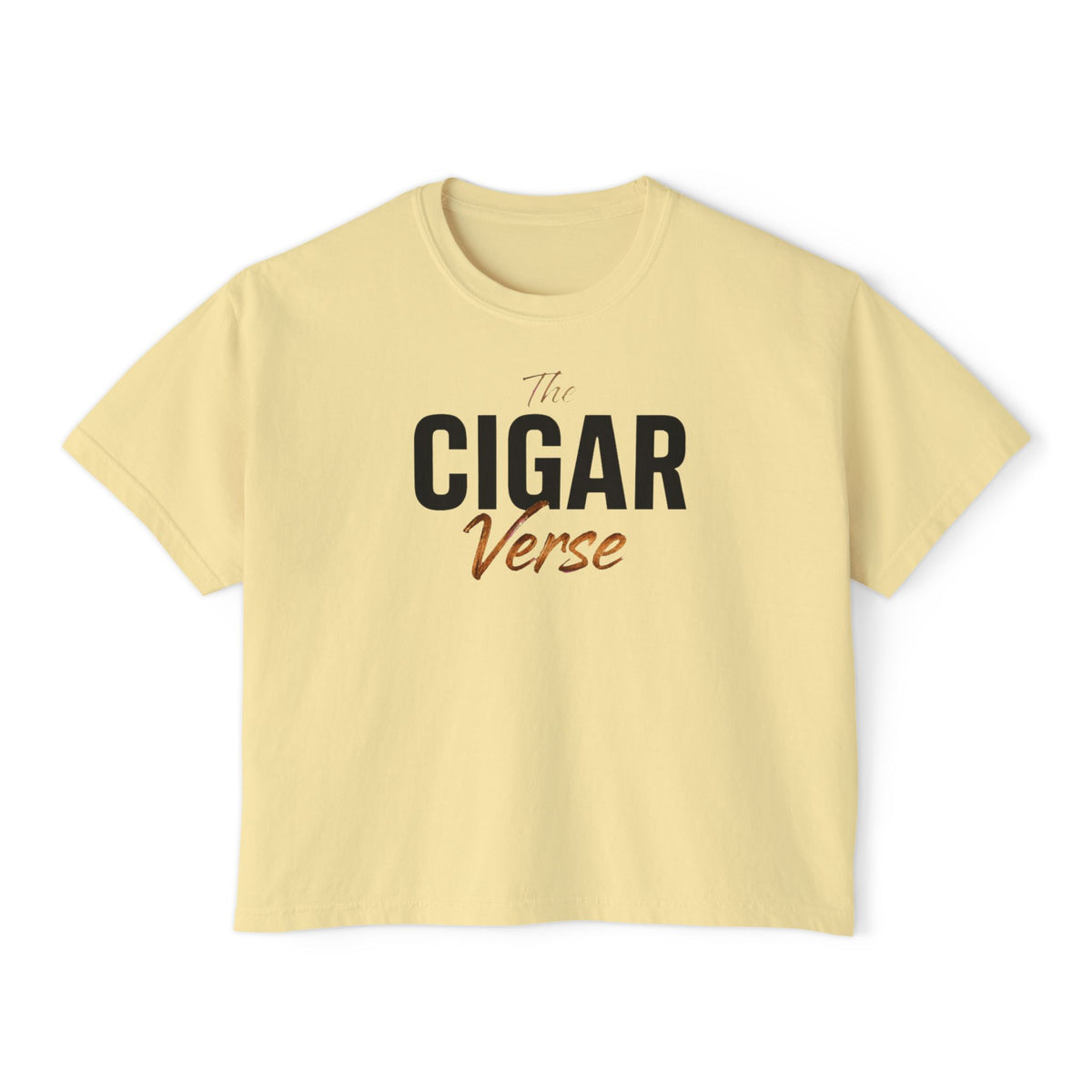 The Cigar Verse Women's Boxy Tee