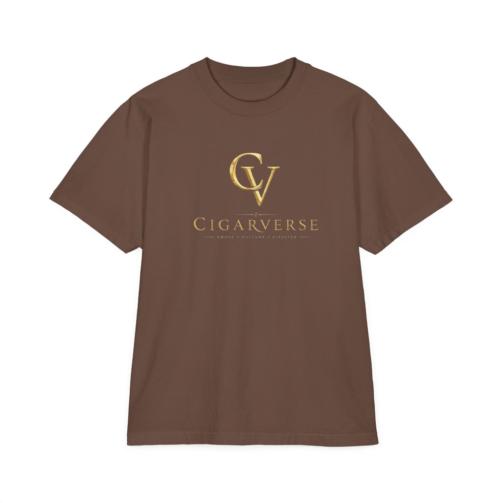 ULTRA PREMIUM HEAVYWEIGHT “Gold Logo” - Cigarverse T-Shirt