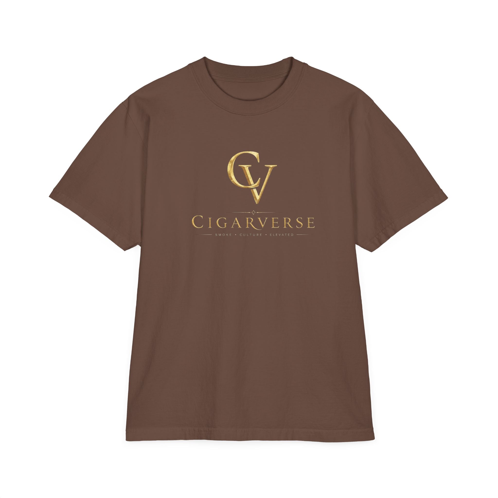 ULTRA PREMIUM HEAVYWEIGHT “Gold Logo” - Cigarverse T-Shirt