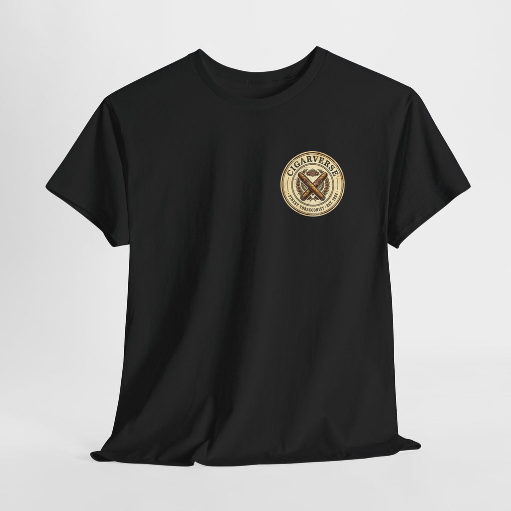 Cigarverse Vintage Cigar Club Tee — “Cigarverse Finest Tabacconist”