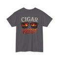 Cigar Verse Graphic Tee – Retro Sunglasses Sunset Pocket Logo