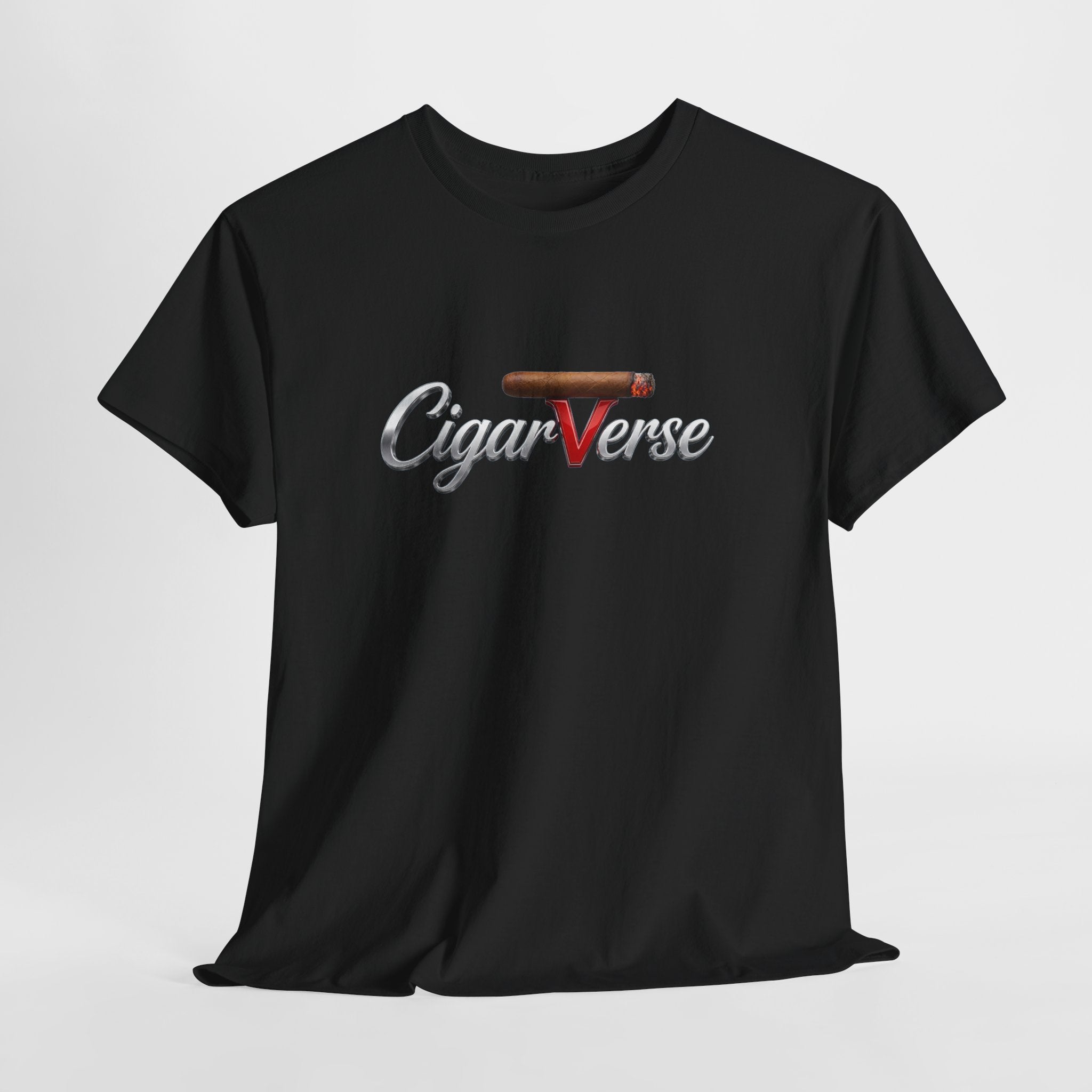 CigarVerse Tee — Retro Cigar Logo Graphic T-Shirt