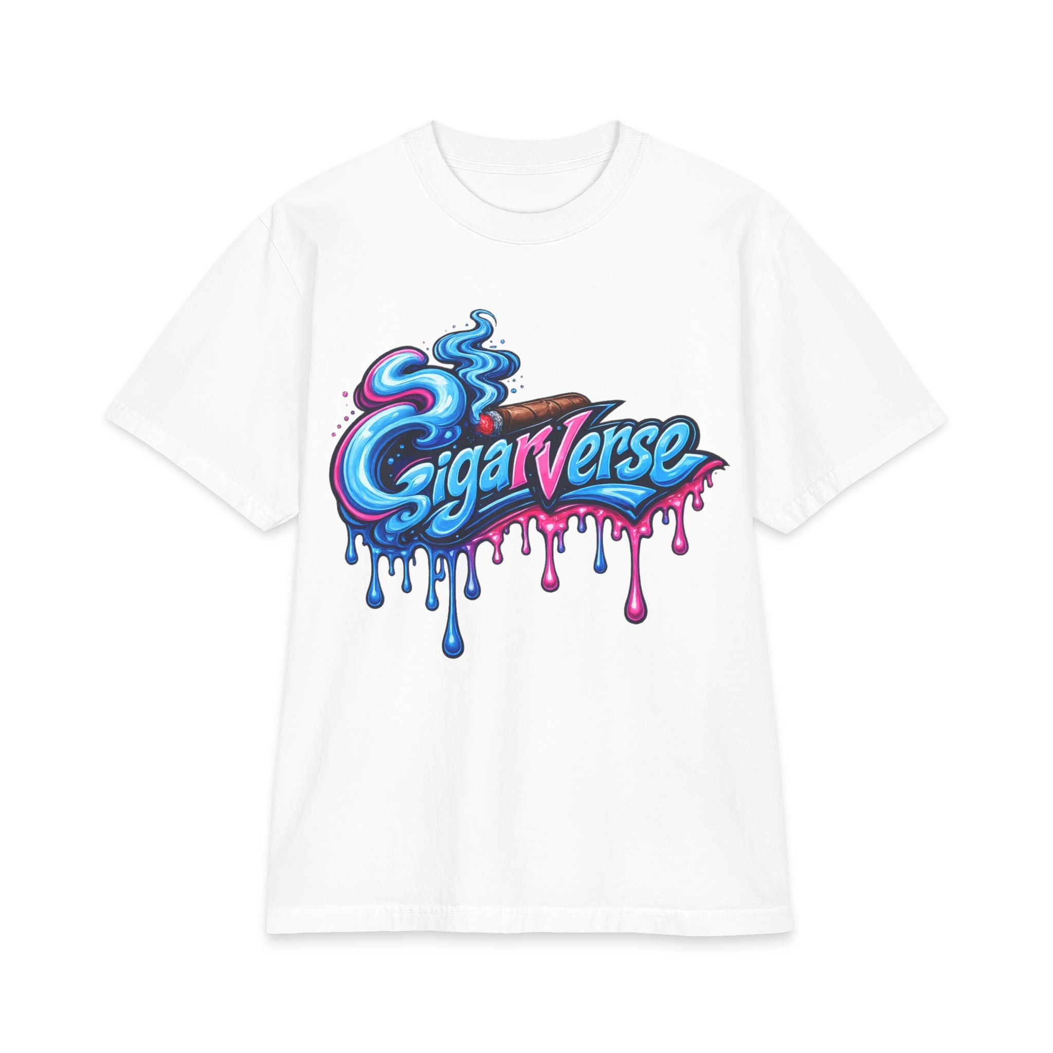 Premium CIGARVERSE Drip Logo T-Shirt