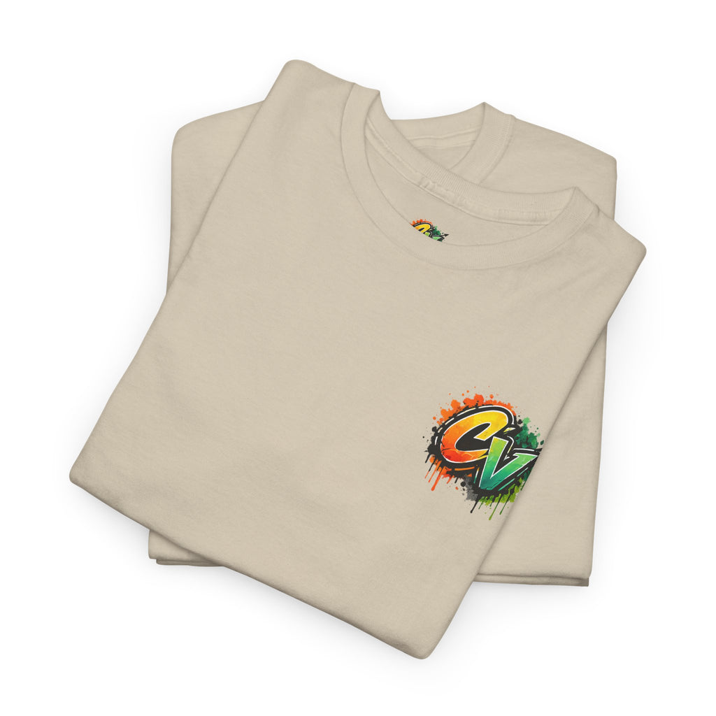 Graphic Tee — 'CigarVerse' Colorful Graffiti Logo T-Shirt