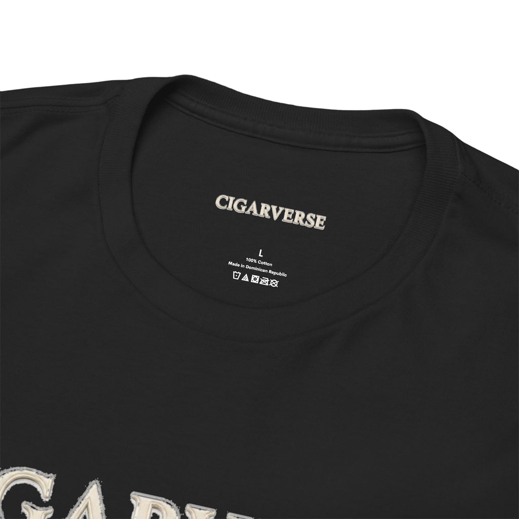 Cigarverse Graphic Tee — Retro Serif Logo T-Shirt