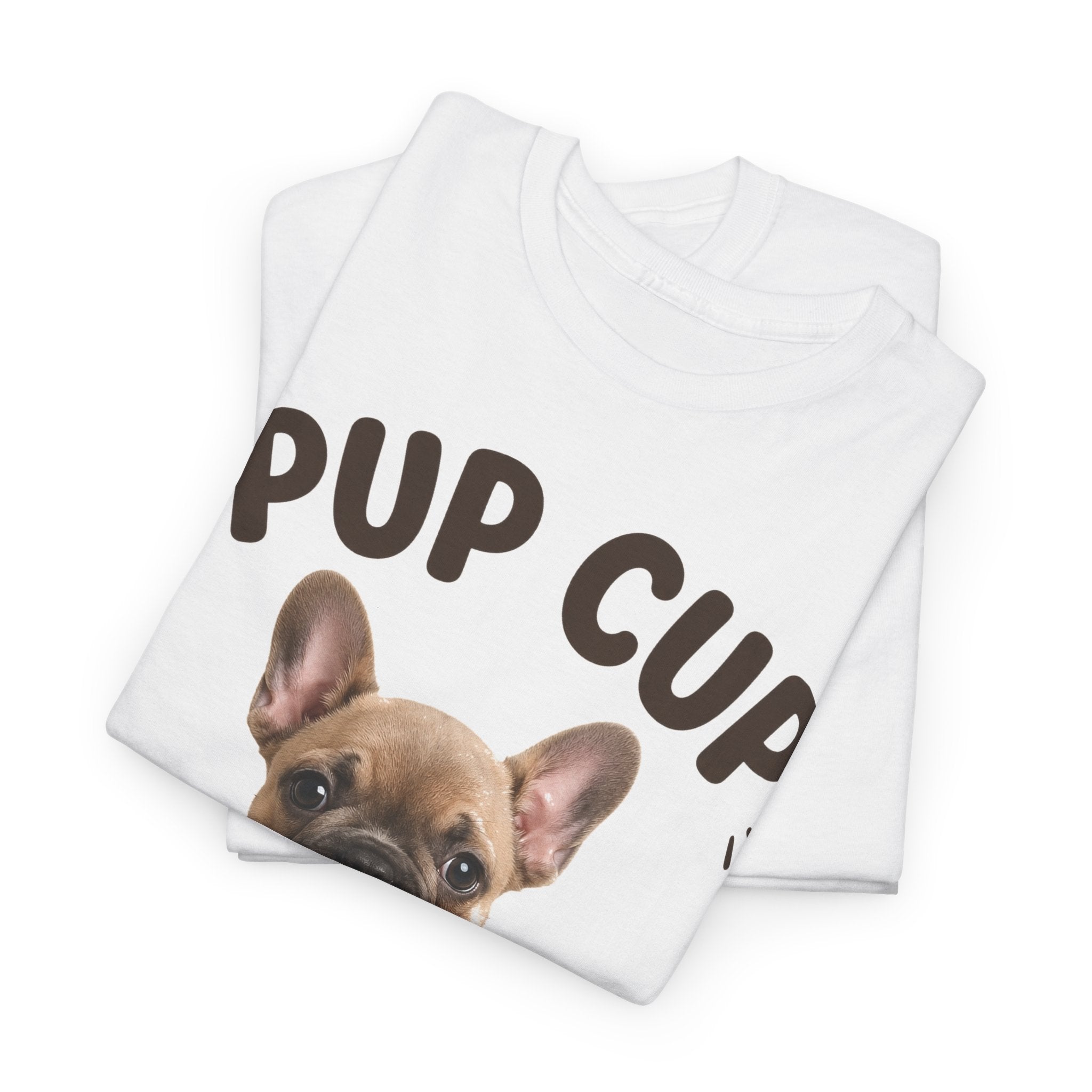 Pup Cup T‑Shirt — Cute French Bulldog Puppy Tee