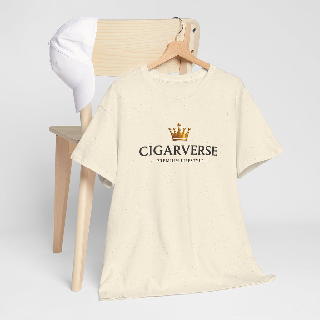 Cigarverse Crown Tee — Premium Lifestyle Logo T-Shirt