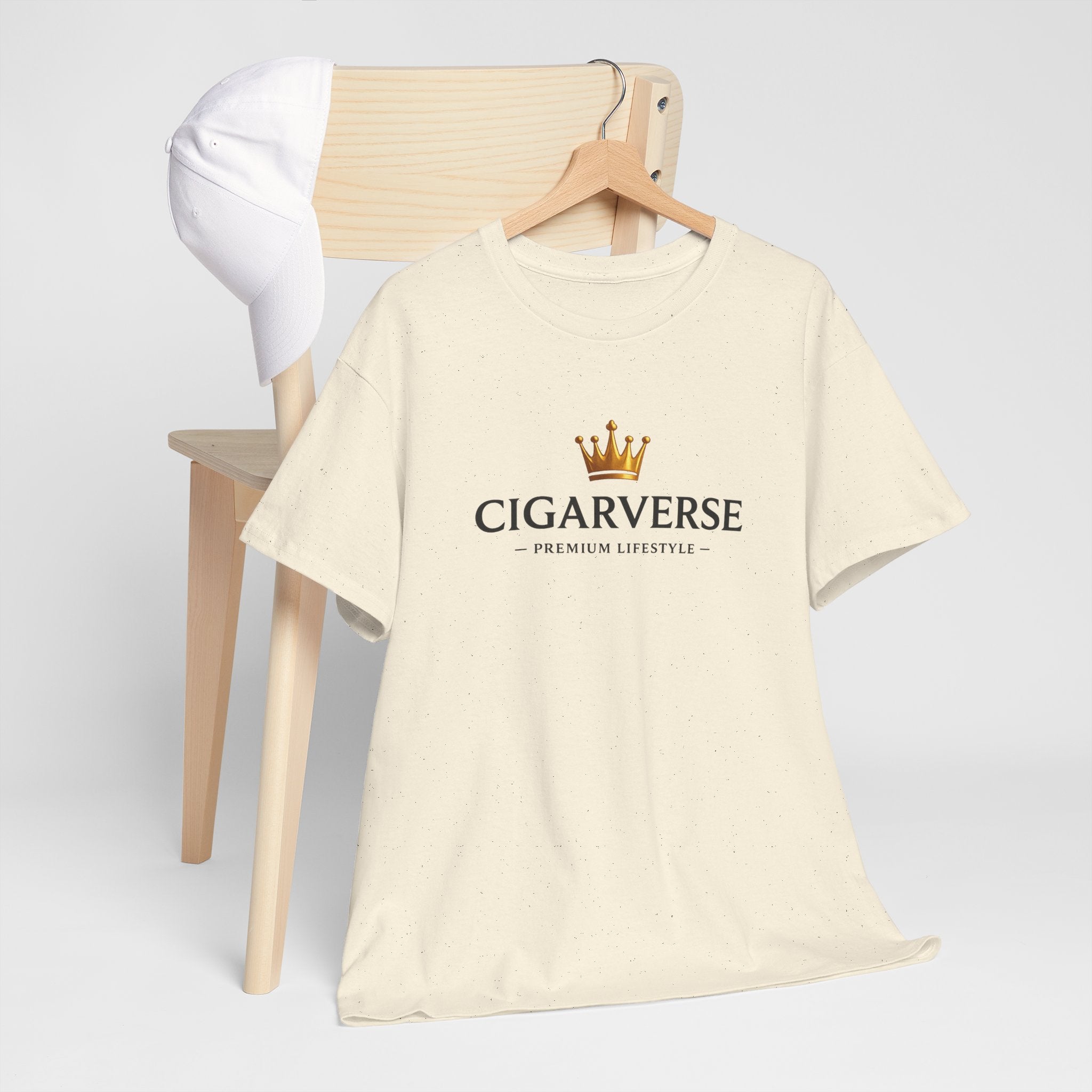 Cigarverse Crown Tee — Premium Lifestyle Logo T-Shirt