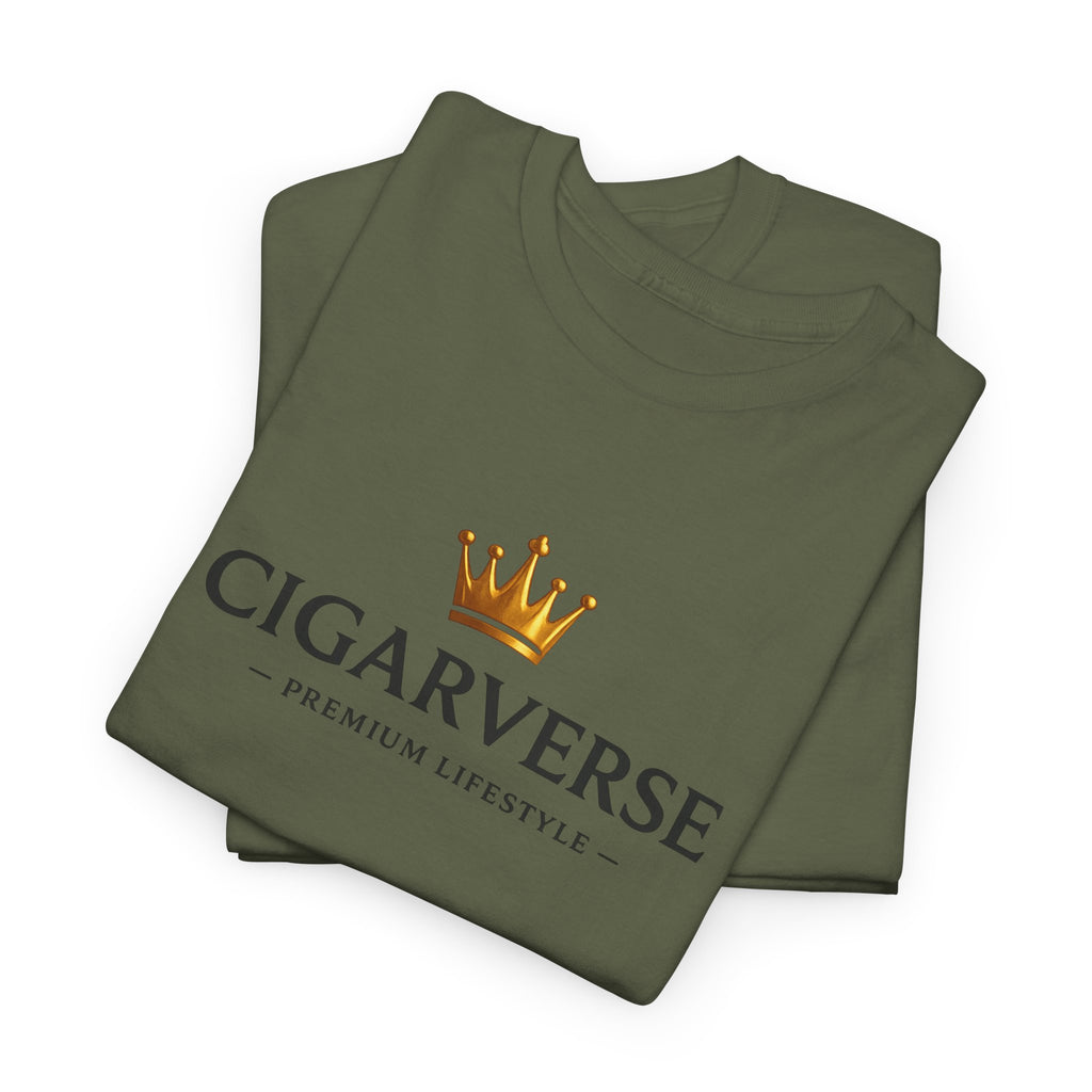 Cigarverse Crown Tee — Premium Lifestyle Logo T-Shirt