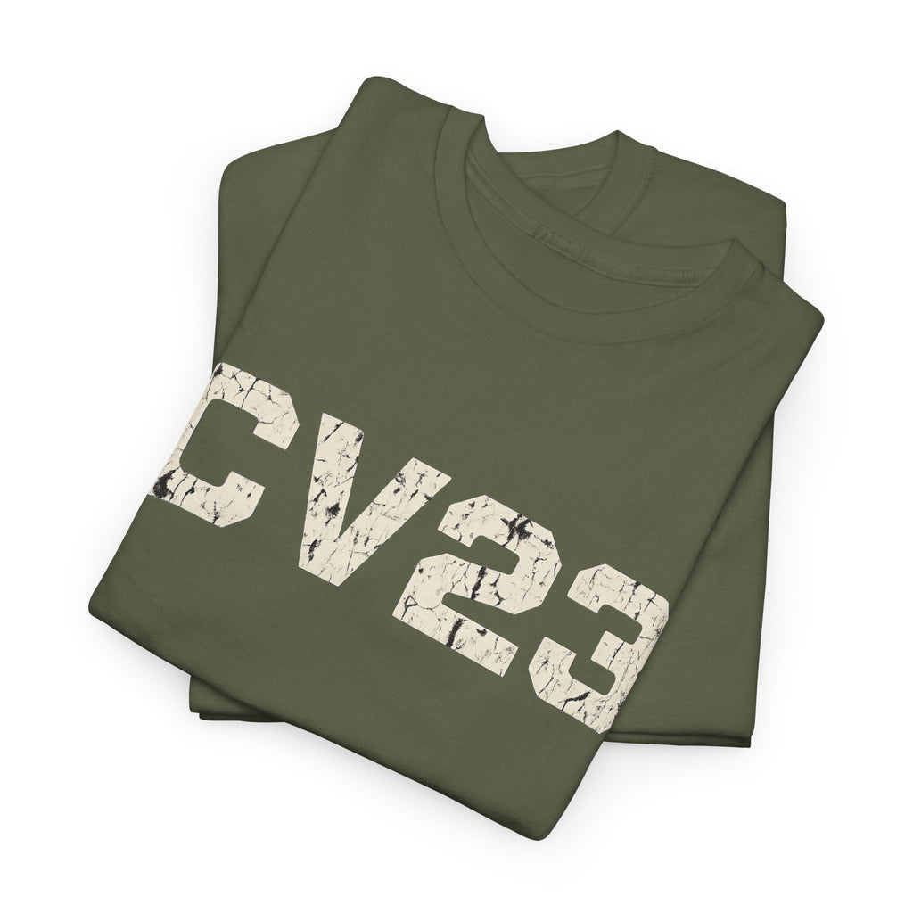 Cream CV23 Logo T-Shirt