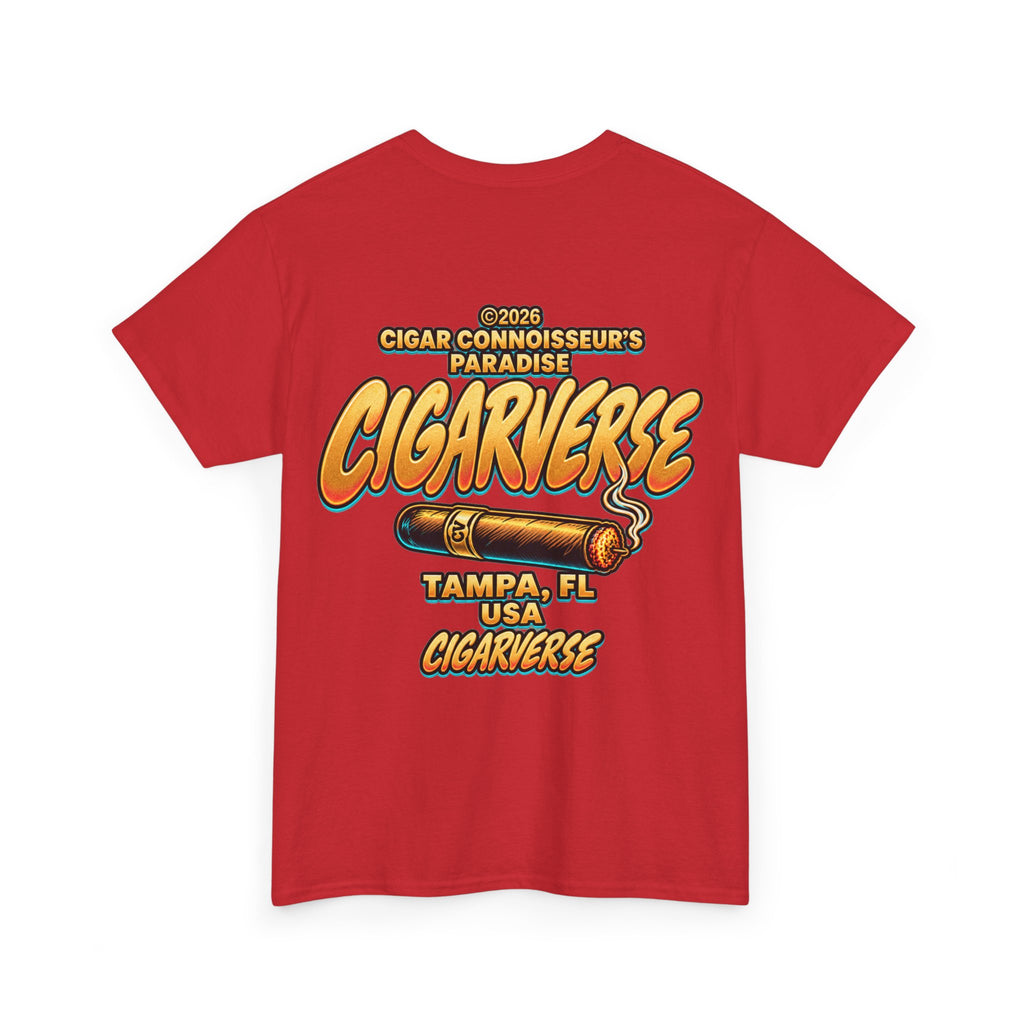 Cigarverse T‑Shirt — Cigar Connoisseur’s Paradise Tampa, FL Graphic Tee