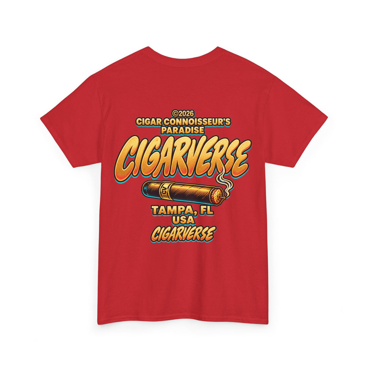 Cigarverse T‑Shirt — Cigar Connoisseur’s Paradise Tampa, FL Graphic Tee