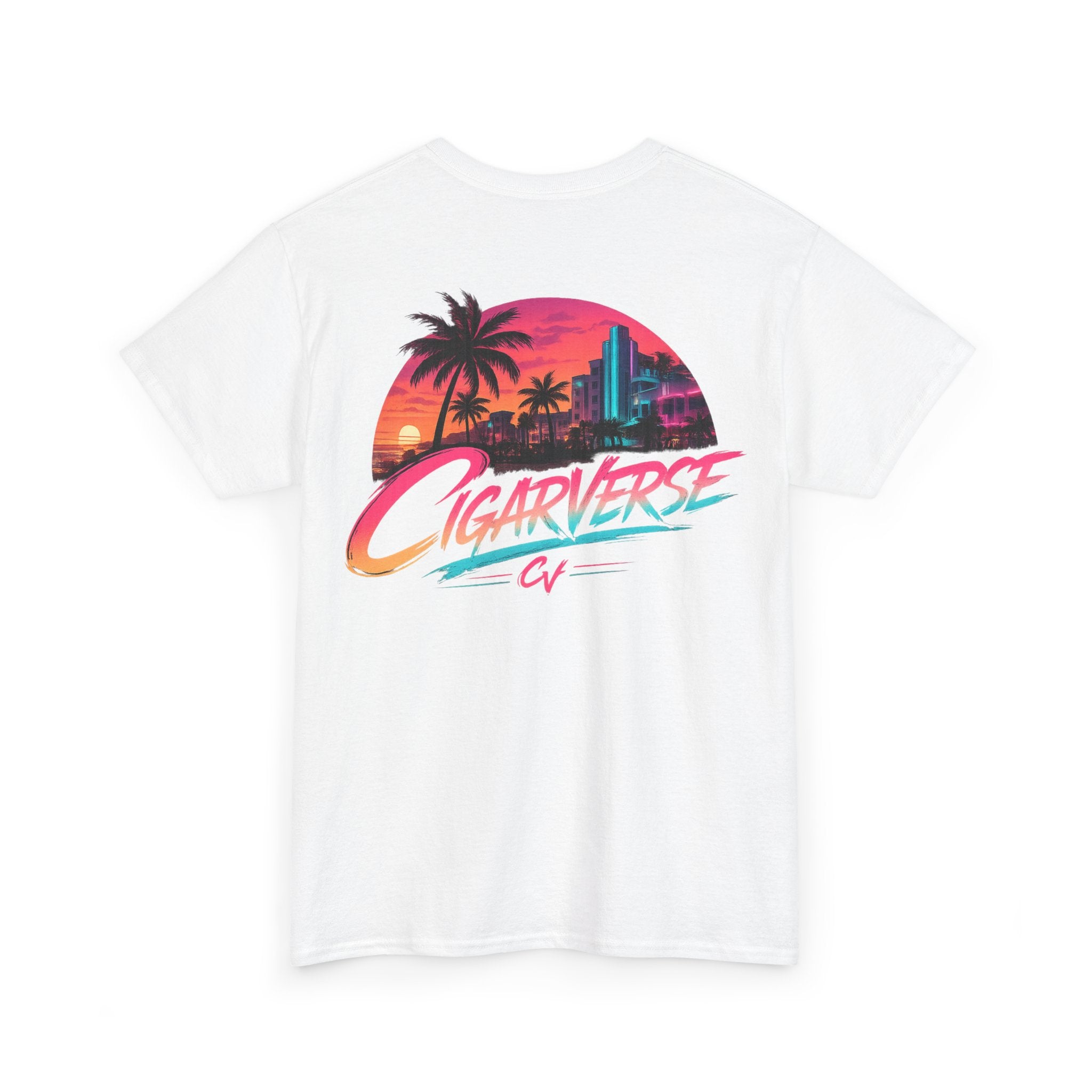 CIGARVERSE Unisex Retro Sunset T-Shirt