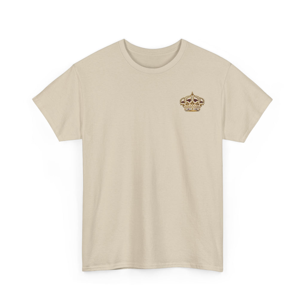 CigarVerse Crown T‑Shirt — Gold Crown Logo Tee for Cigar Lovers