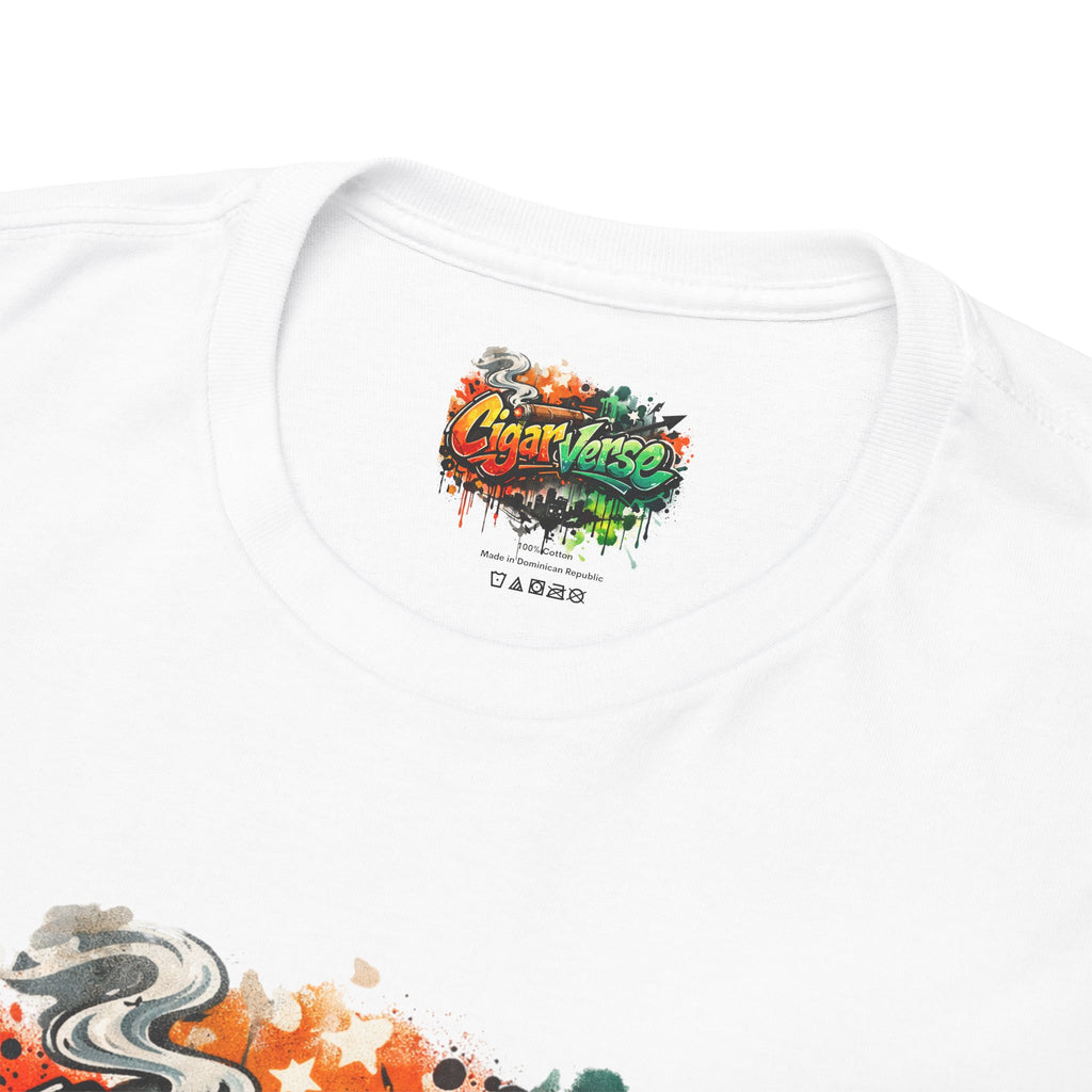 CigarVerse Graffiti Tee - Colorful Art Logo T-Shirt