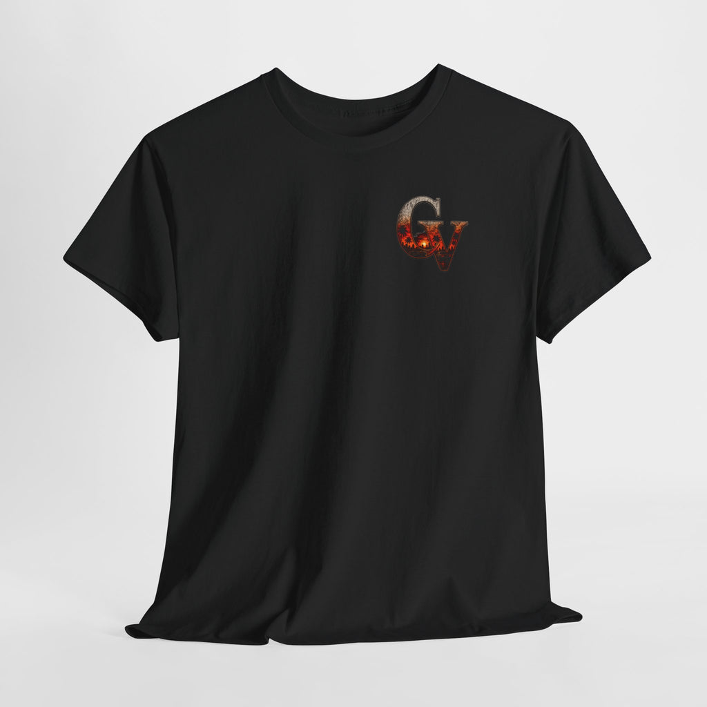 Cigar Verse Graphic Tee — Retro Sunglasses & Sunset Smoke Shirt