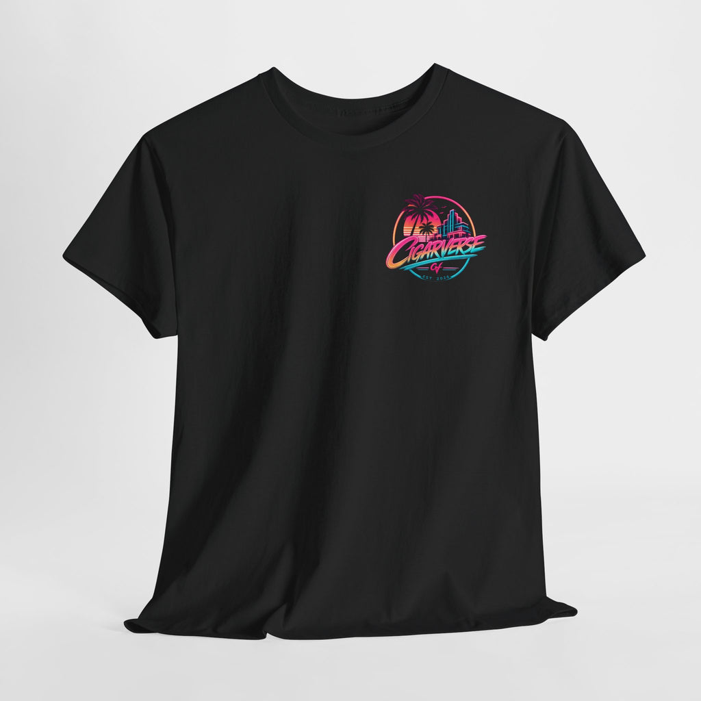 CIGARVERSE Unisex Retro Sunset T-Shirt