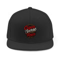 Cigar Verse Tampa Snapback Hat — Embroidered Vintage Cigar Lounge Cap
