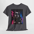 Bulldog Gangster Tee — Neon Retro Dog Graphic T-Shirt