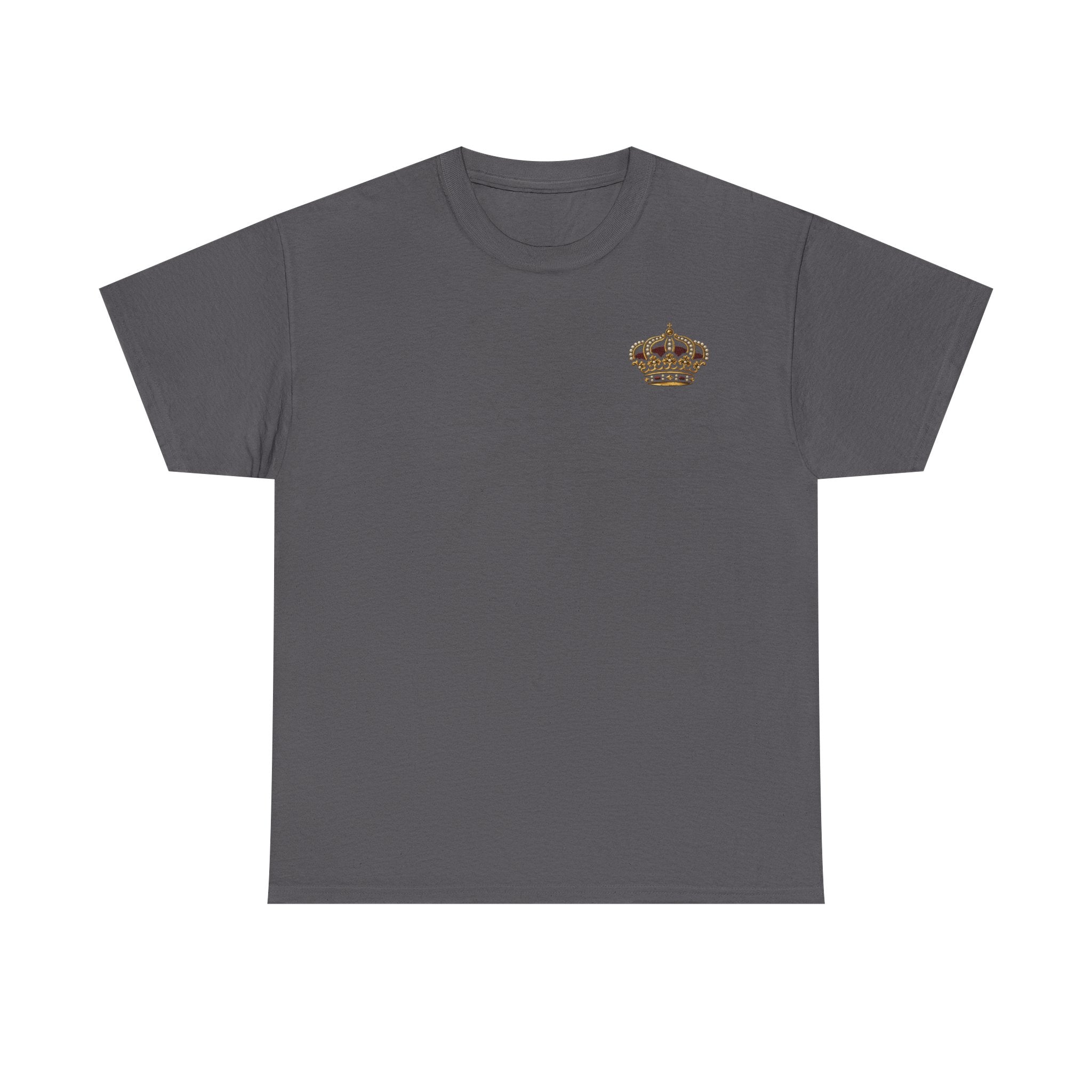 CigarVerse Crown T‑Shirt — Gold Crown Logo Tee for Cigar Lovers