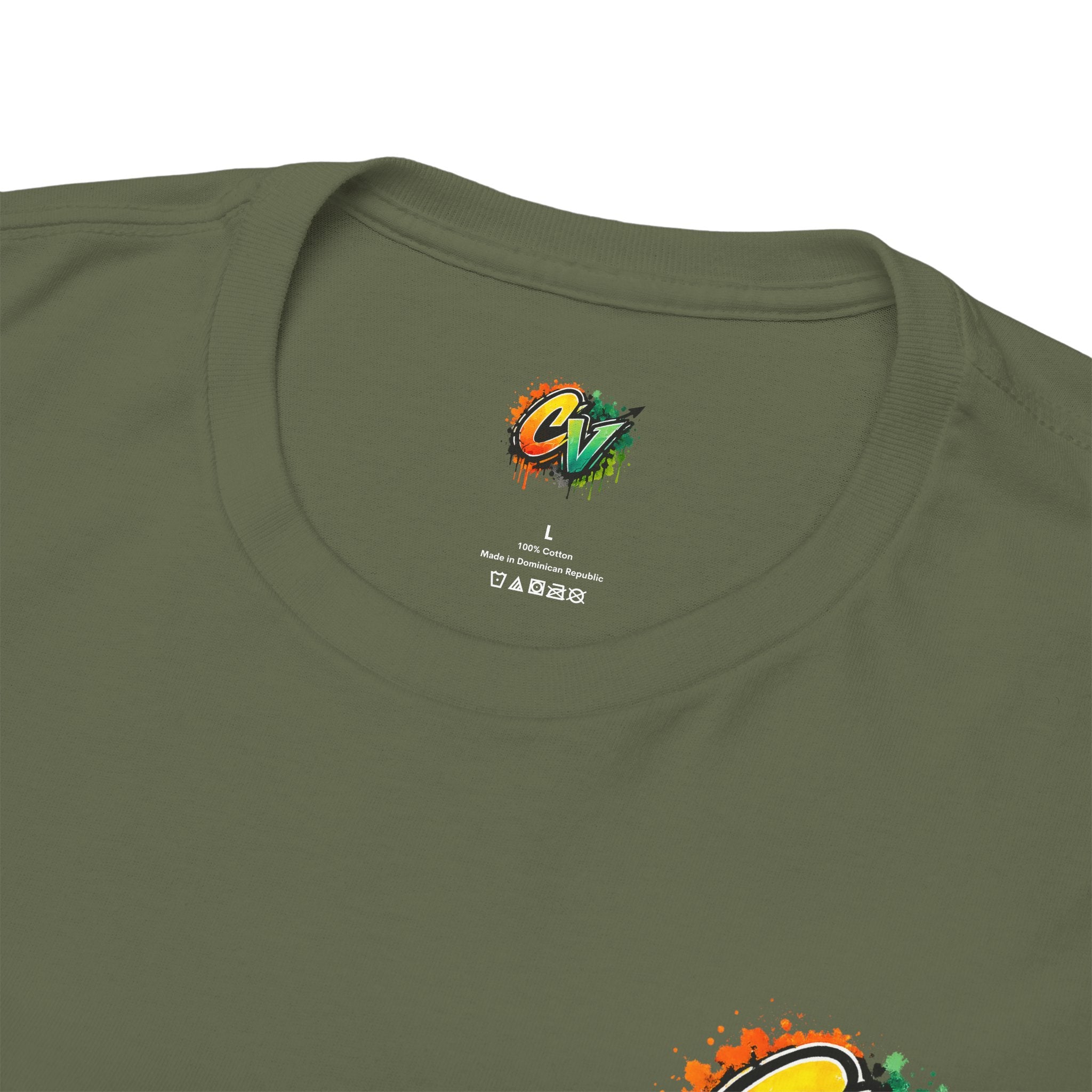Graphic Tee — 'CigarVerse' Colorful Graffiti Logo T-Shirt