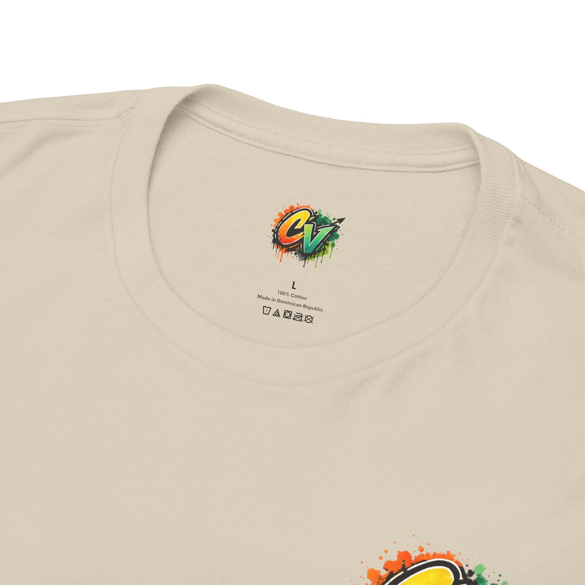 Graphic Tee — 'CigarVerse' Colorful Graffiti Logo T-Shirt