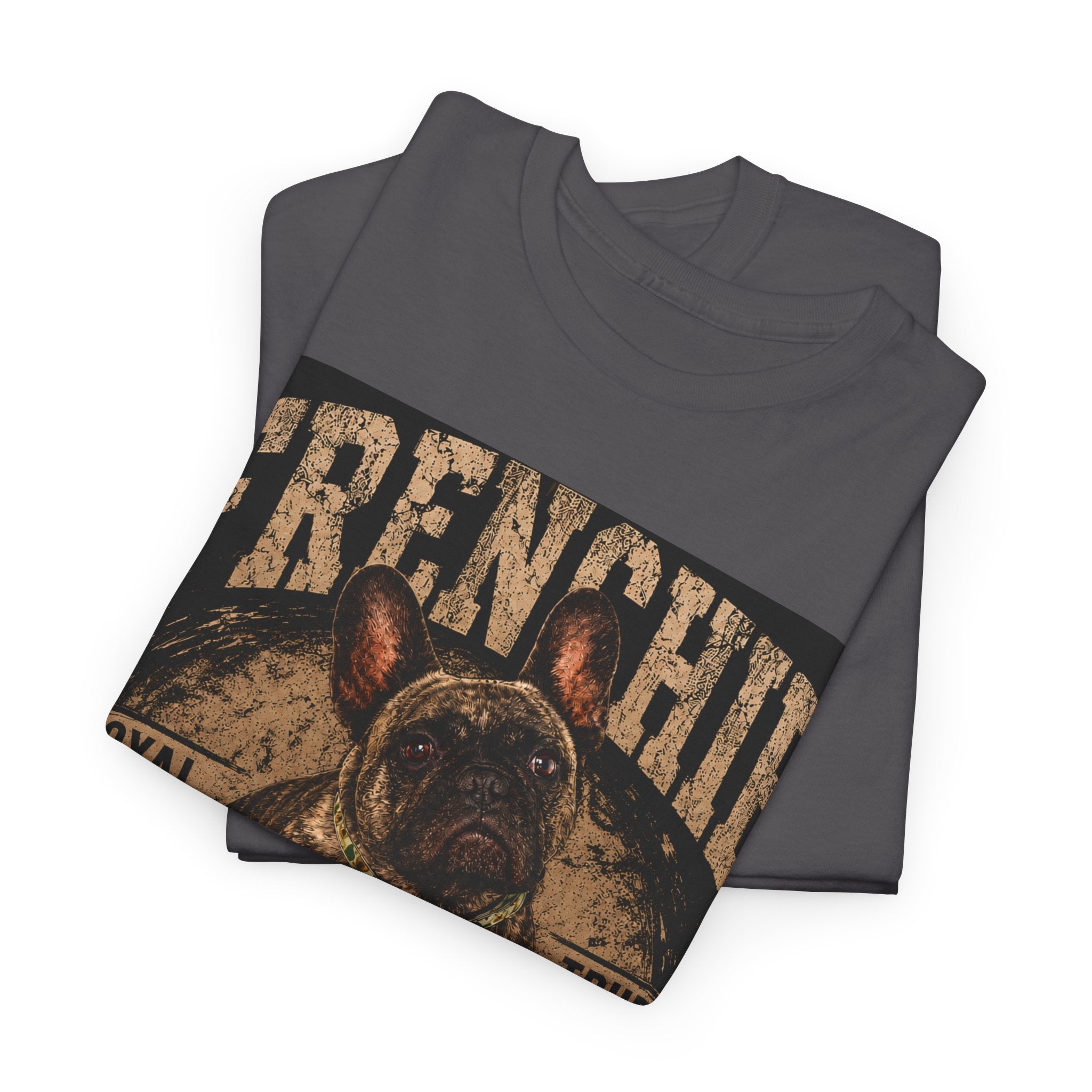 Frenchie Dog T-Shirt - “Little Dog Big Attitude” Retro Graphic Tee