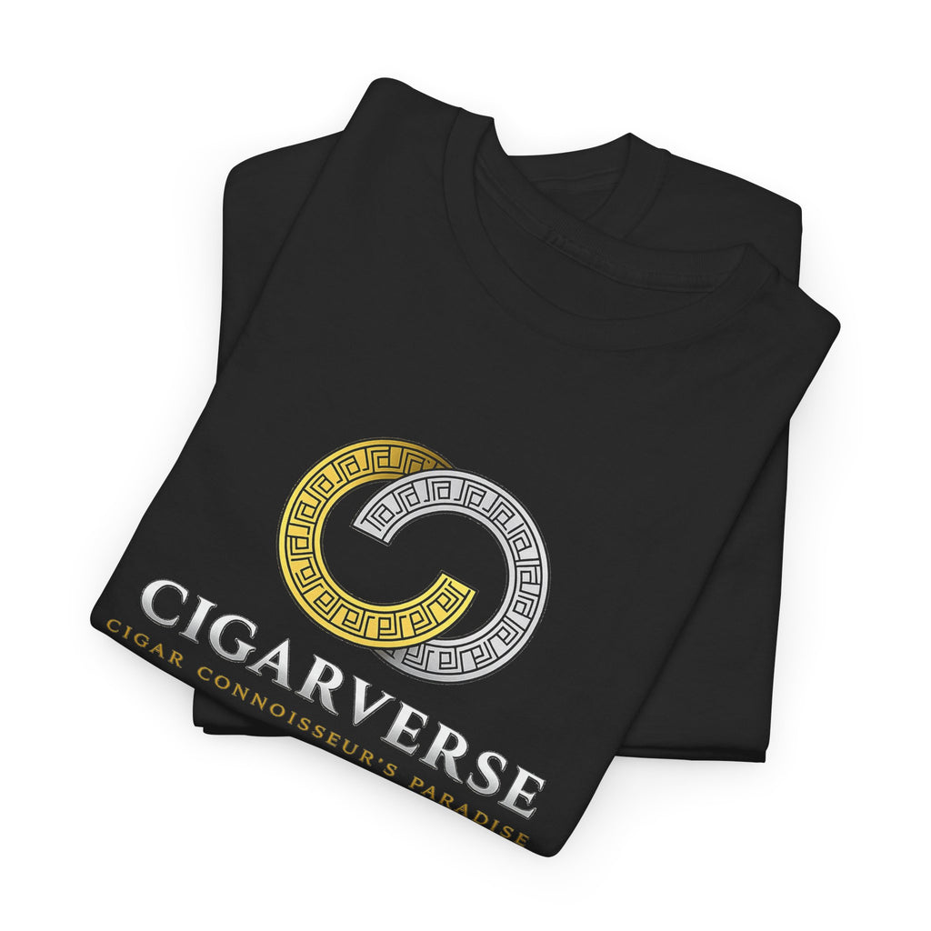 CigarVerse Logo T‑Shirt — Cigar Enthusiast Graphic Tee