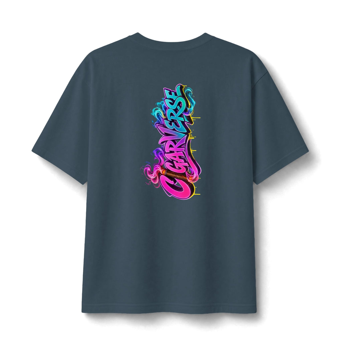 Premium Heavyweight Graffiti 'CIGARVERSE’ Tee — Bold Streetwear Logo T-Shirt