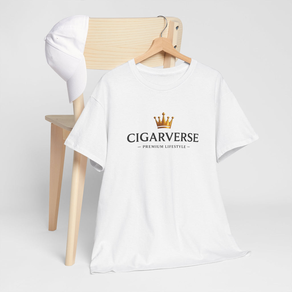 Cigarverse Crown Tee — Premium Lifestyle Logo T-Shirt
