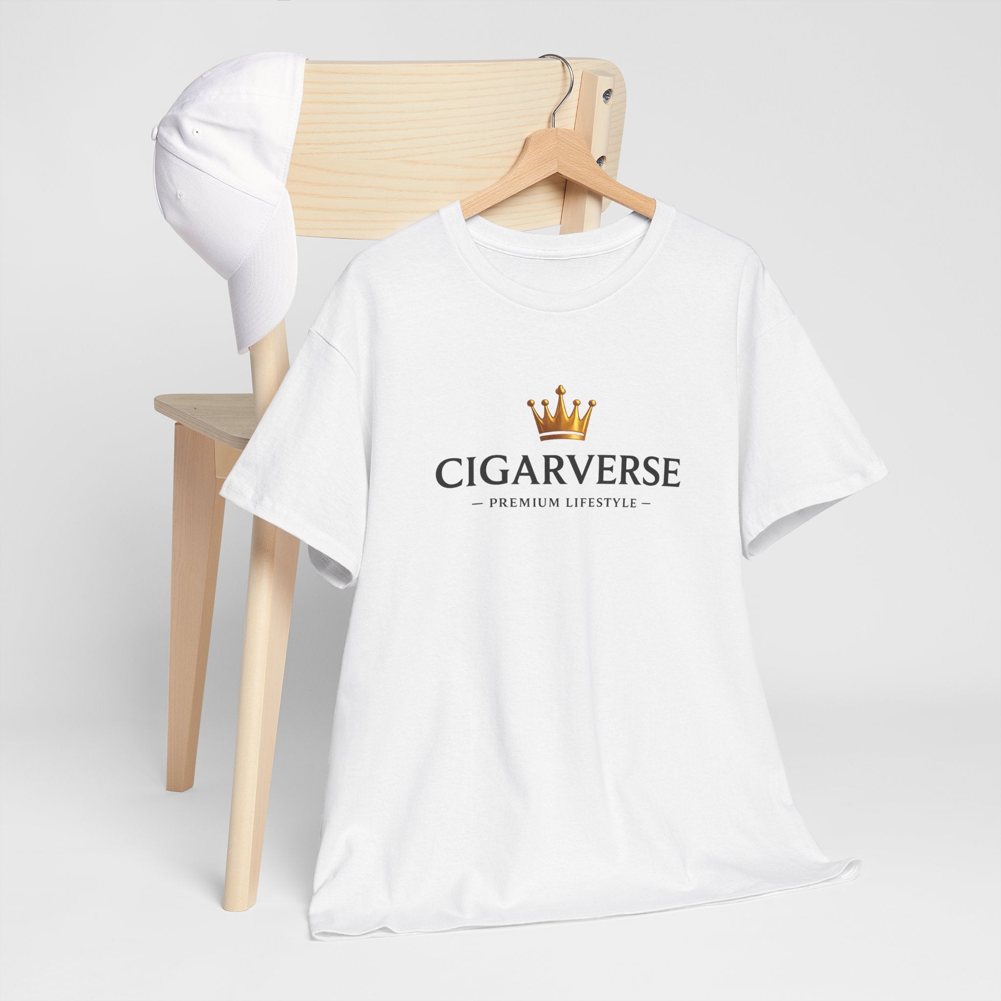 Cigarverse Crown Tee — Premium Lifestyle Logo T-Shirt