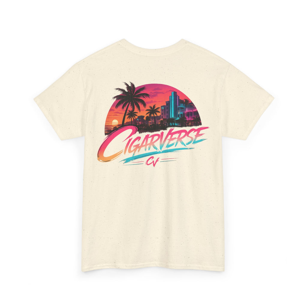 CIGARVERSE Unisex Retro Sunset T-Shirt