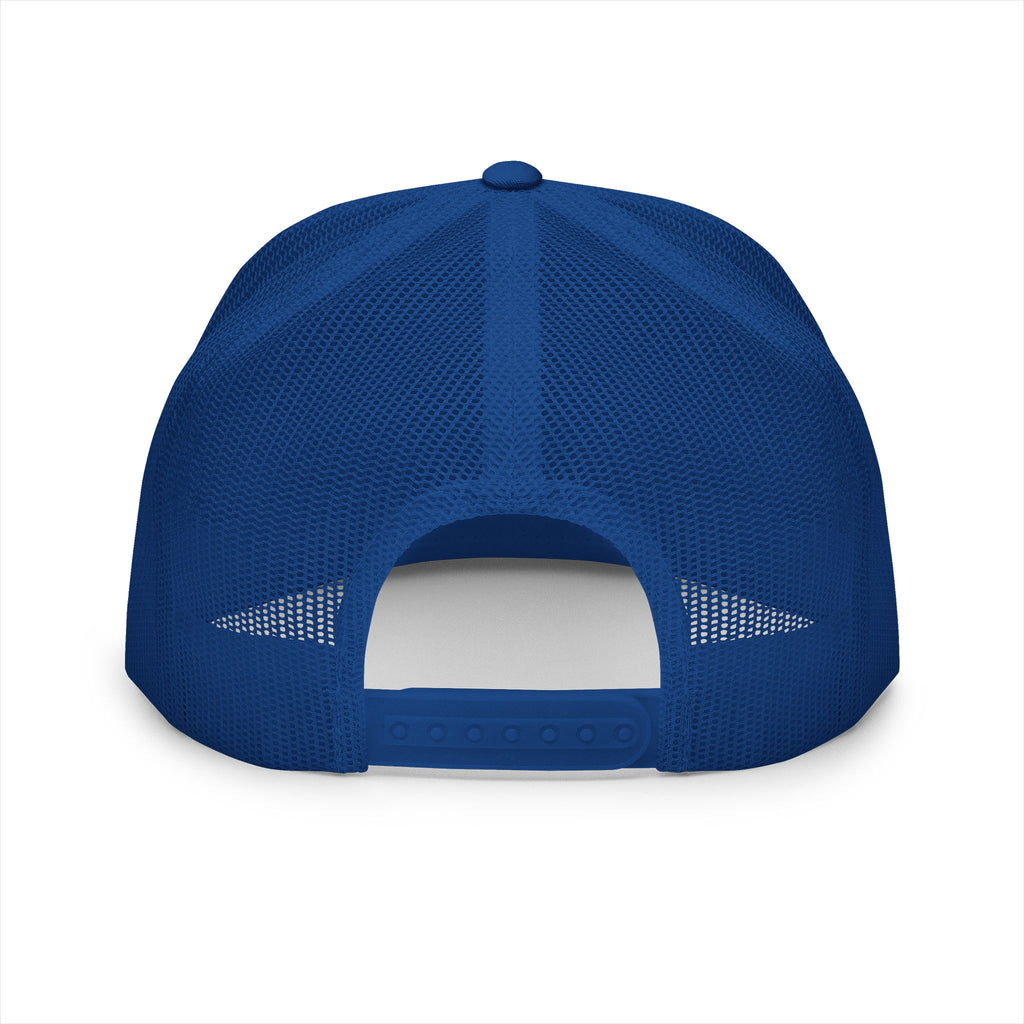 Retro Sunset Trucker Cap — 'Cesarverse' Neon Beach Patch