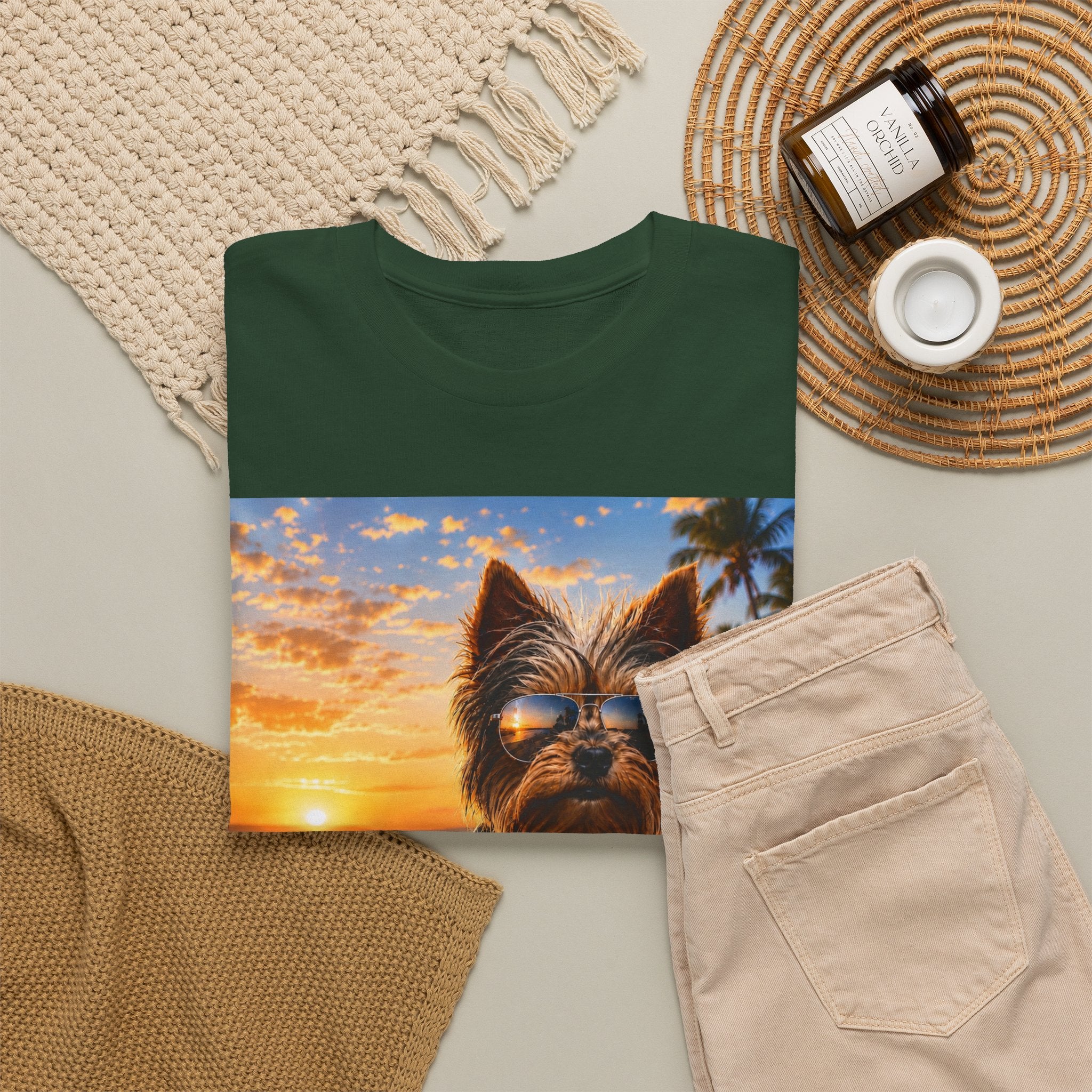 Yorkshire Terrier Photo Tee — Cute Yorkie Graphic T-Shirt