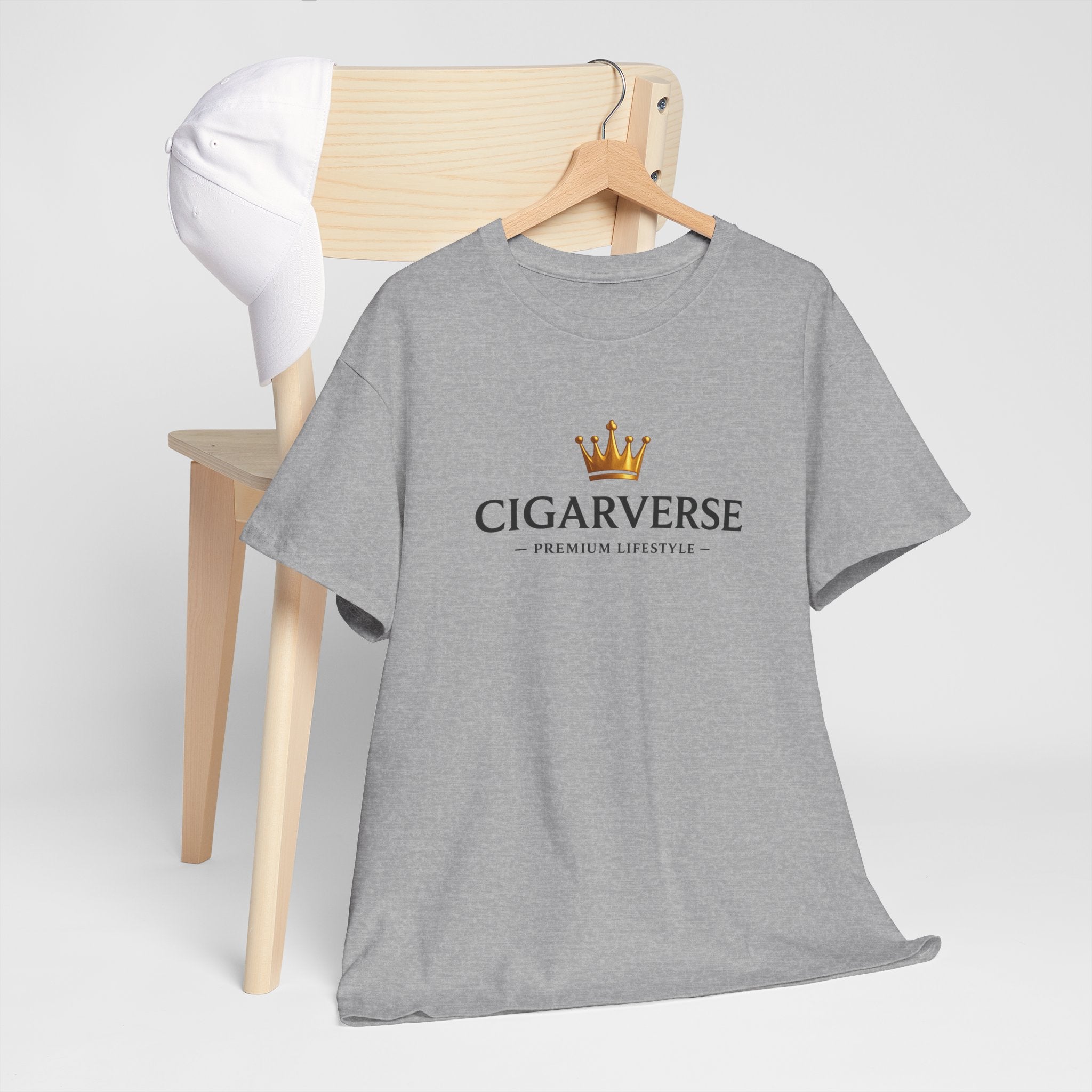 Cigarverse Crown Tee — Premium Lifestyle Logo T-Shirt