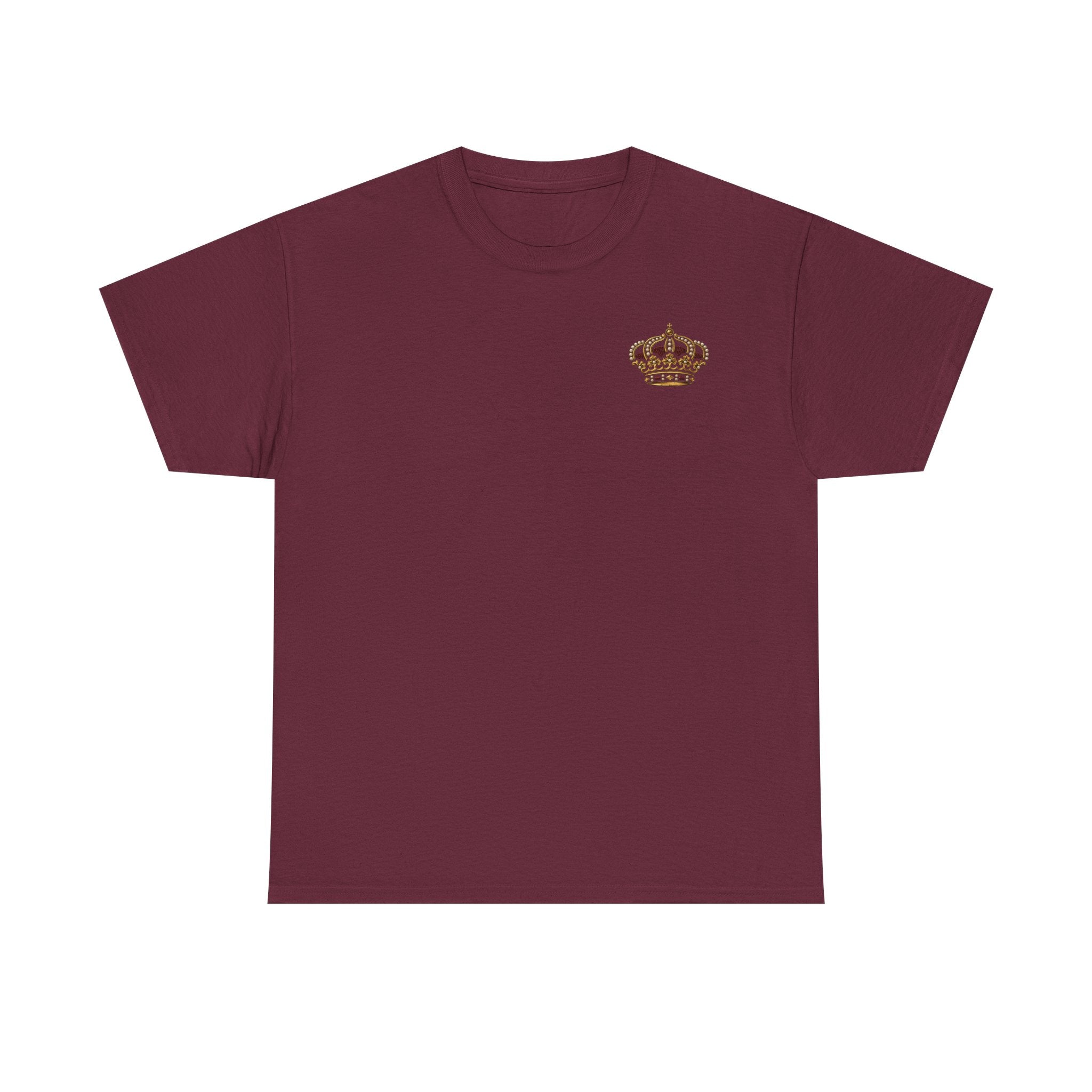 CigarVerse Crown T‑Shirt — Gold Crown Logo Tee for Cigar Lovers