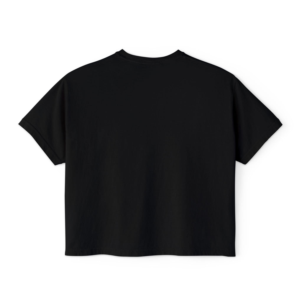 Cigar Energy Women's Boxy Tee — Lip & Cigar Graphic Crop T-Shirt